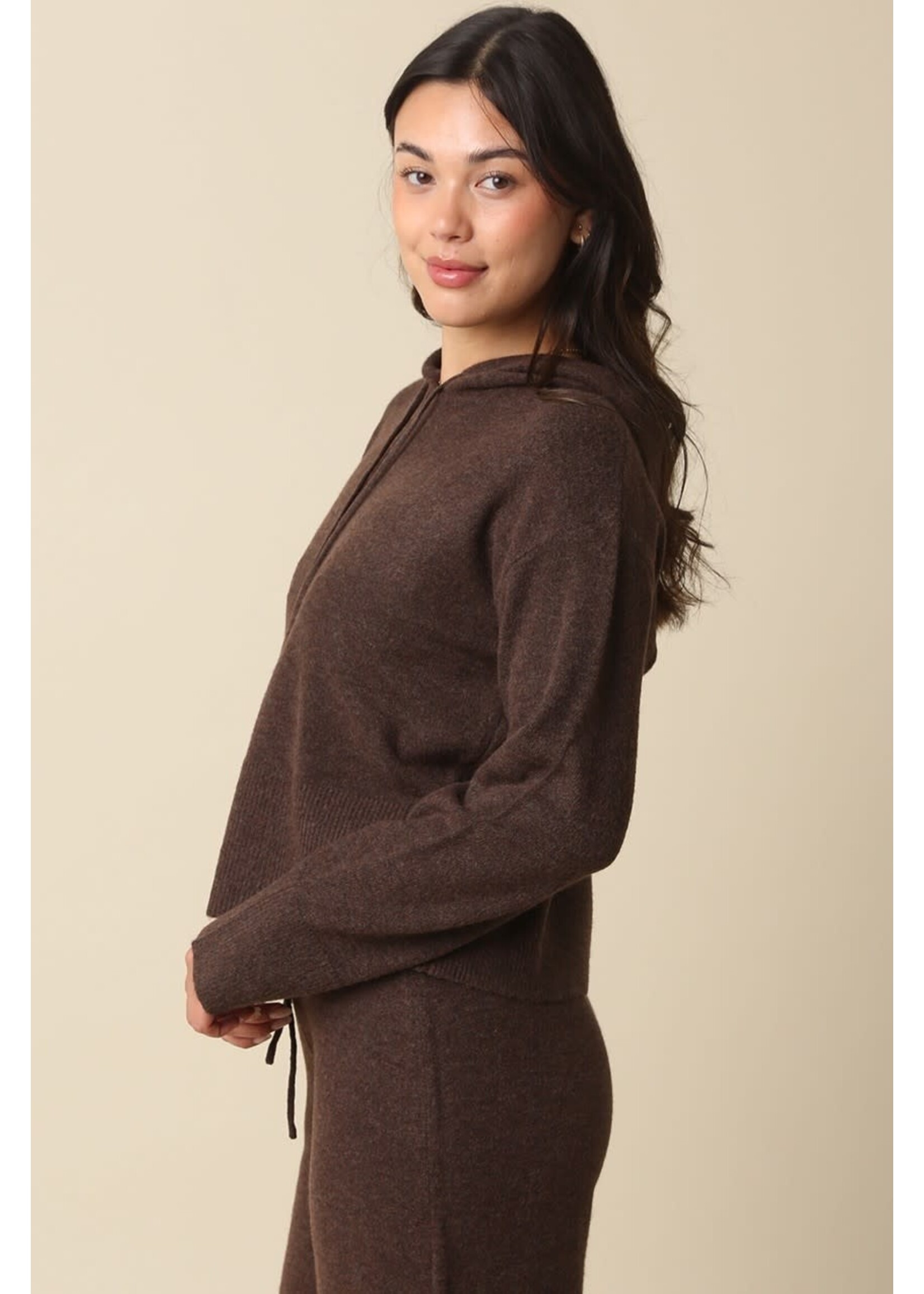 olivaceous O Alexis Knit Hoodie