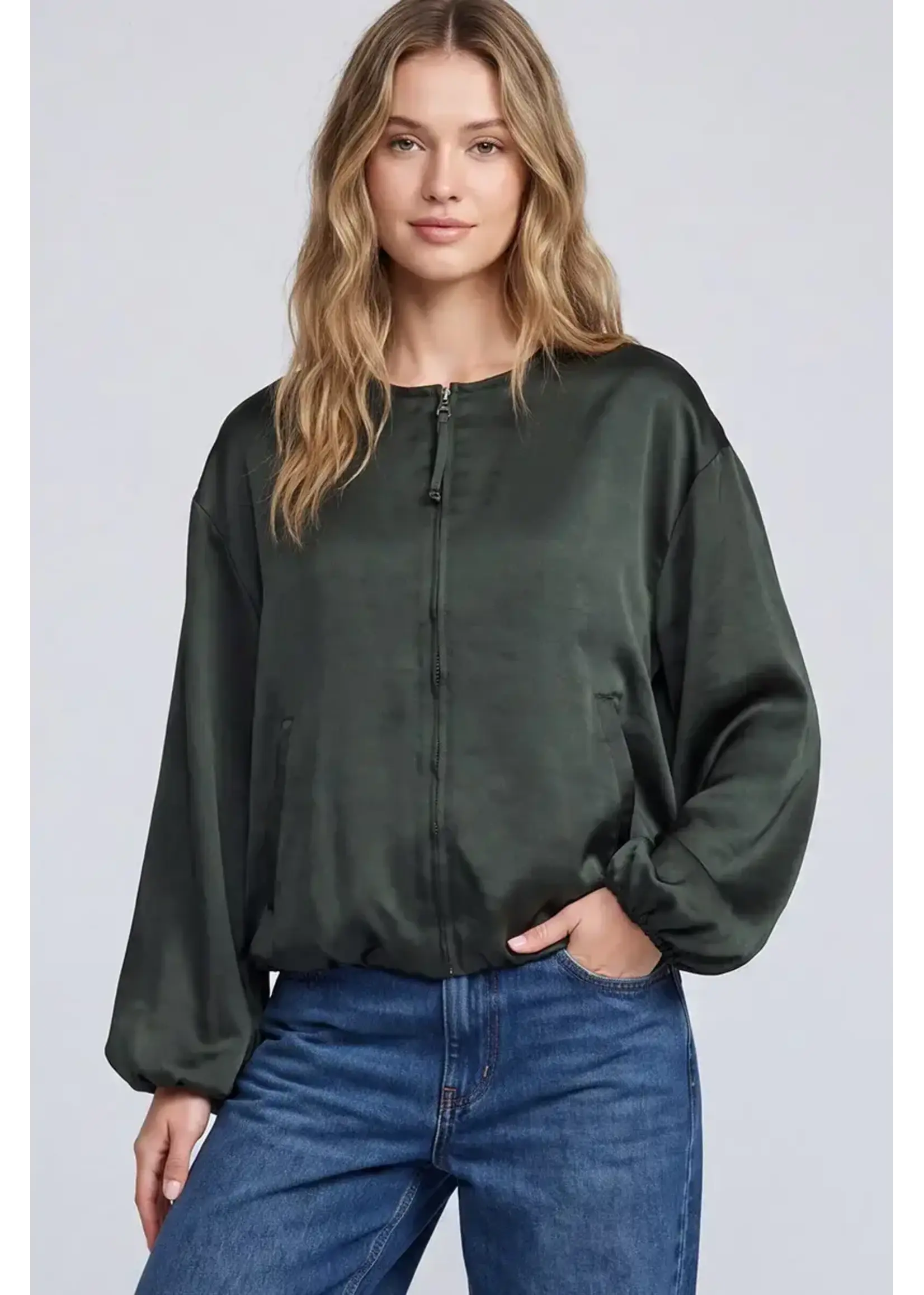 She & Sky S+S Long Slv Bubble Jacket