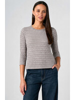 Liverpool Grey Knit Crew Top