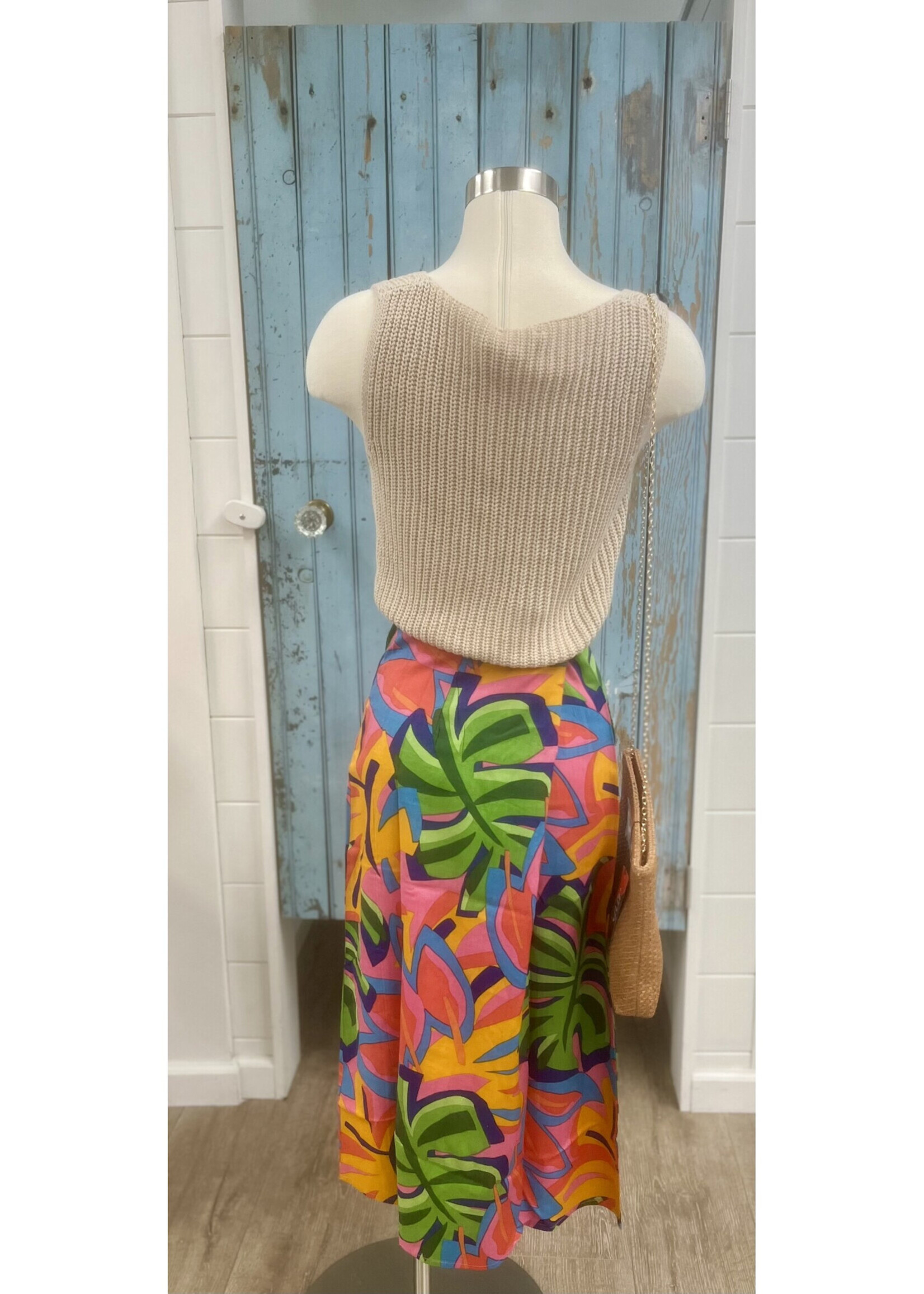 Compania Fantastica CF Floral Midi Skirt