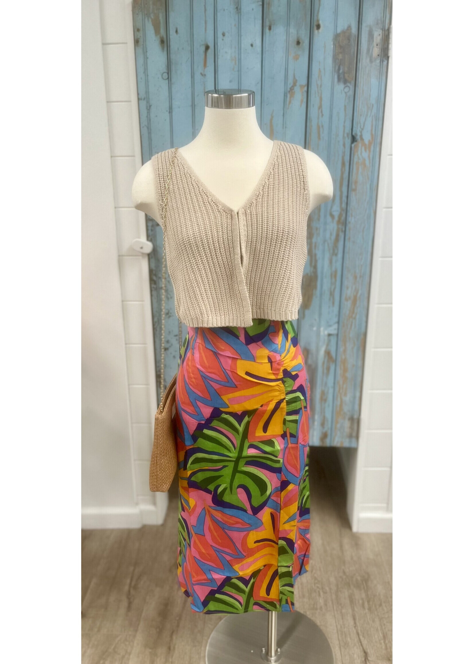 Compania Fantastica CF Floral Midi Skirt