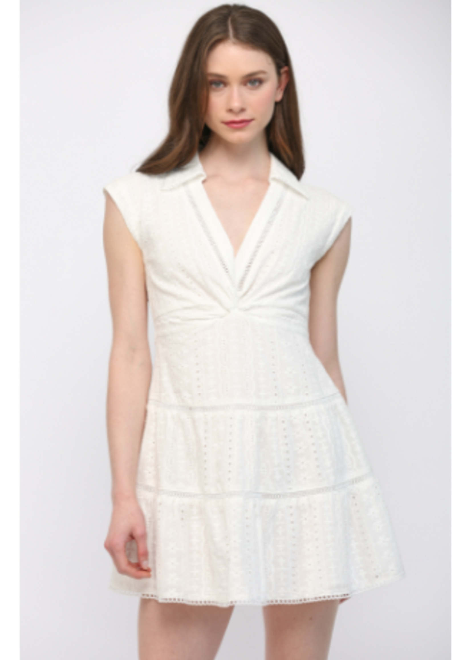 Fate Fate Twist Front Mini Dress