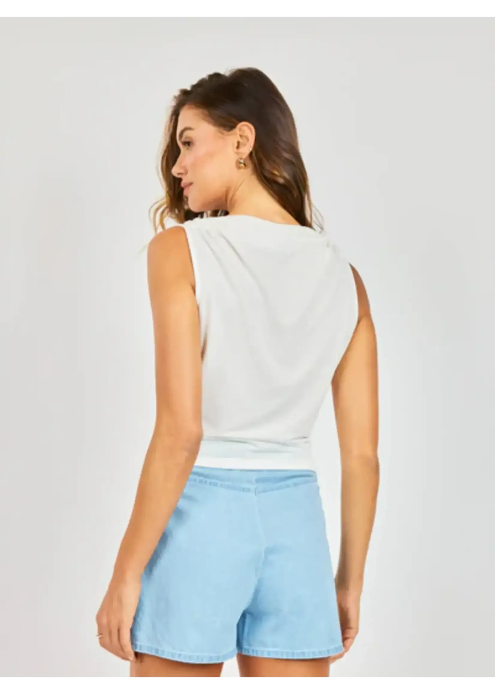 Sadie Sage Faithful Cowlneck Tank