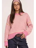Very J Striped Knit Top