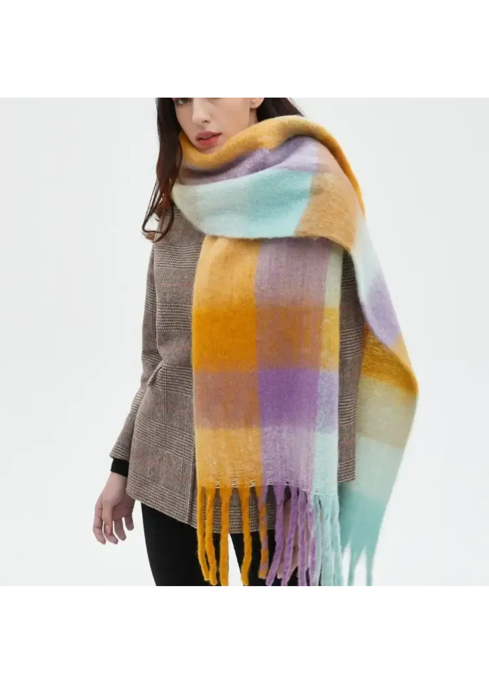 Dipped Shop DS Plaid Scarf