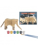 Egmont Toys Éléphant en bois a peindre