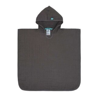 Laessig Poncho de Bain en mousseline Anthracite