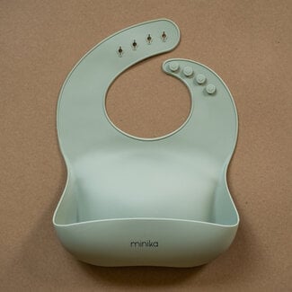 Minika Bavette en silicone Sage