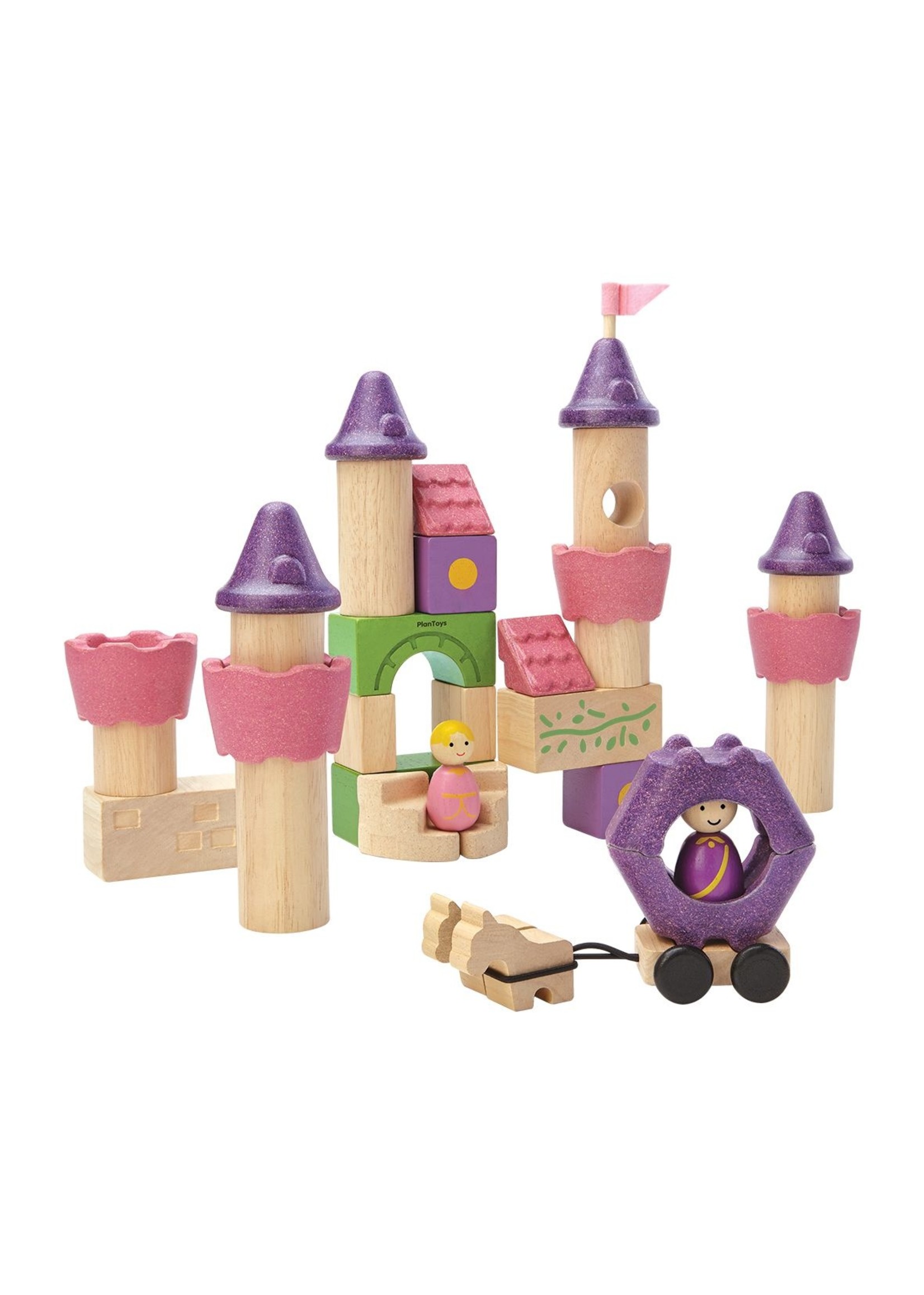 Plan Toys Ensemble de blocs Château de princesse