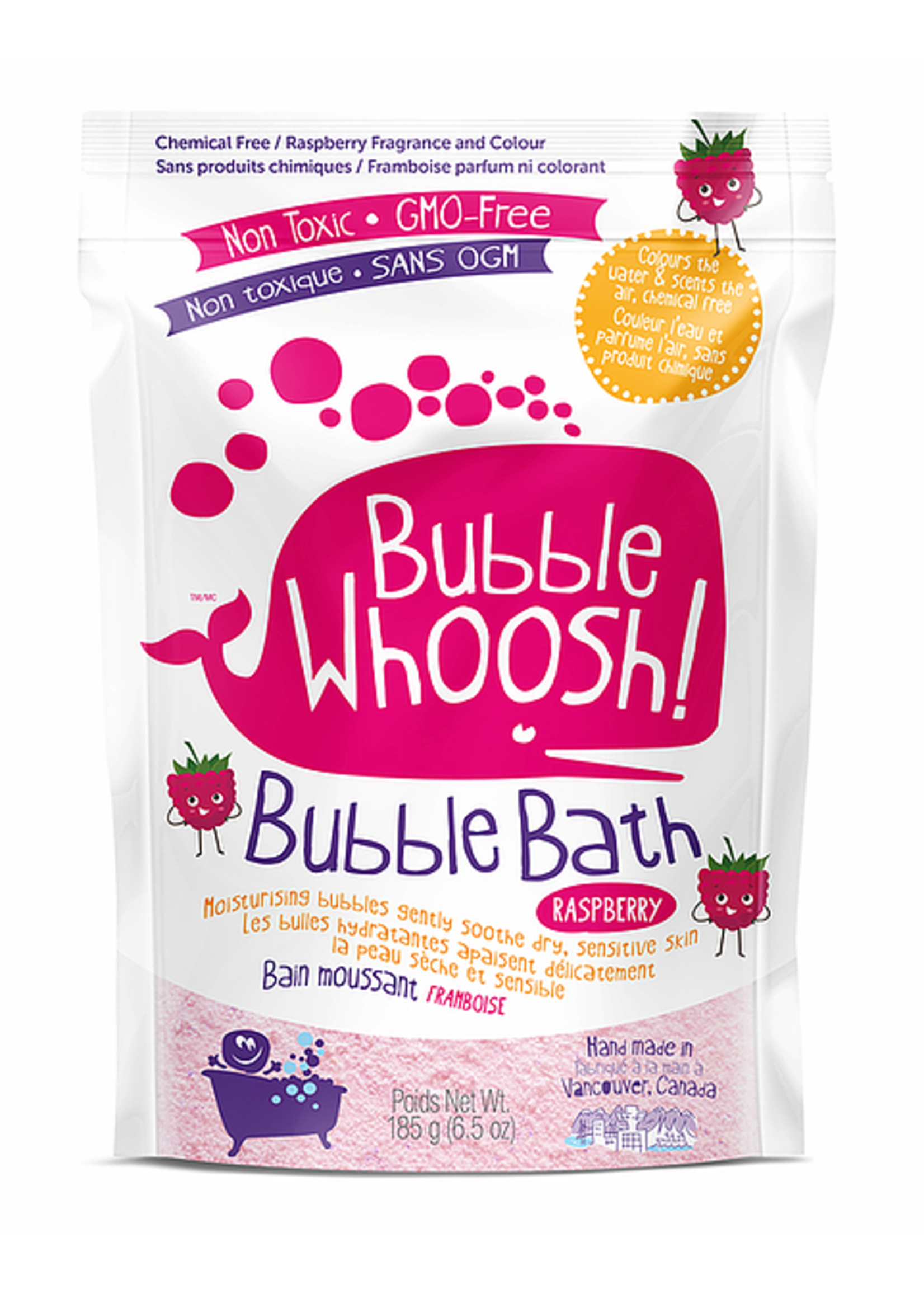 Loot Toy Company Bain moussant Bubble whoosh -Framboise