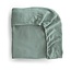 Mushie Drap contour de bassinette en mousseline Roman Green