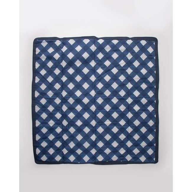 Little unicorn Couverture extérieure 5x5 Navy Plaid