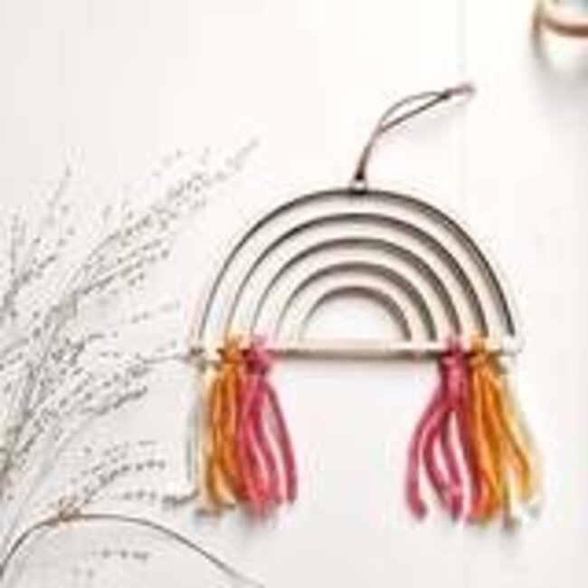 The Butter Flying Arc-en-ciel en bois style boho Colorful