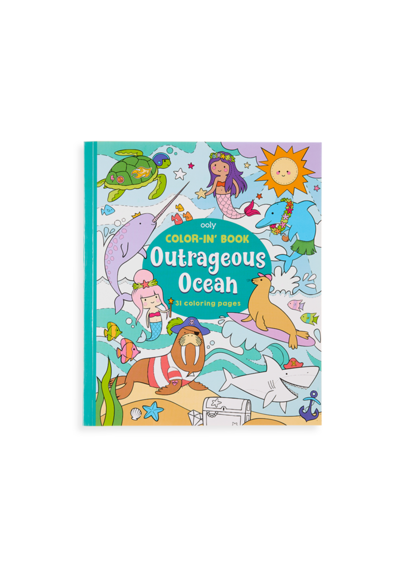 Ooly Livre à colorier Outrageous Ocean
