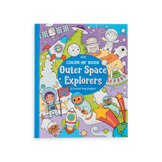 Ooly Livre à colorier Outer Space Explorers