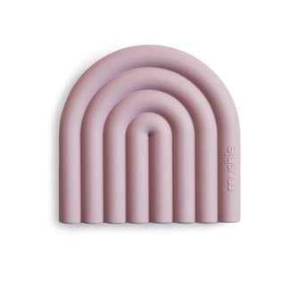 Mushie Arc en ciel de dentition Mauve