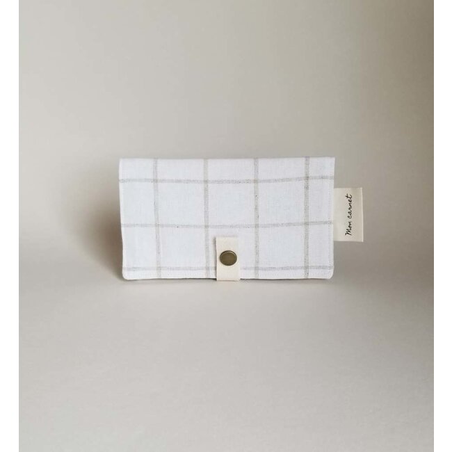 Sauge & co Protège carnet Cream square