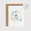 Mimosa Design Carte de souhaits ensemencée Petit cocon