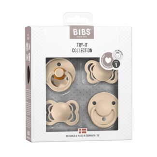 Bibs Coffret de 4 suces « Try-it collection » Vanilla Size 1