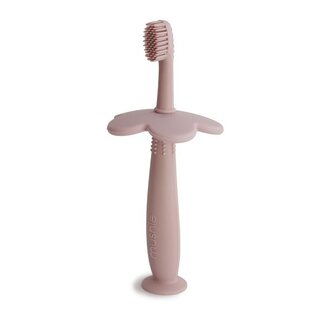 Mushie Brosse à dent d'apprentissage Blush