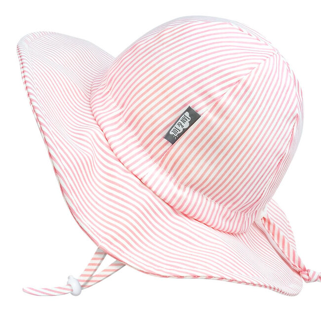 Jan & Jul Chapeau Floppy Pink Stripes