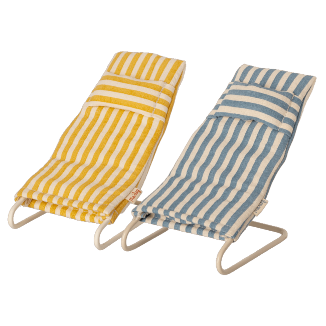 Maileg Chaises de plage pour souris