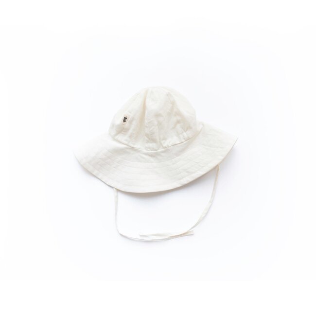 Les petites natures Chapeau Soleil Blanc Cassé