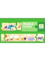 Djeco Puzzle duo - Petits et grands