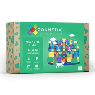 Connetix Ensemble créatif arc-en-ciel 100 pièces
