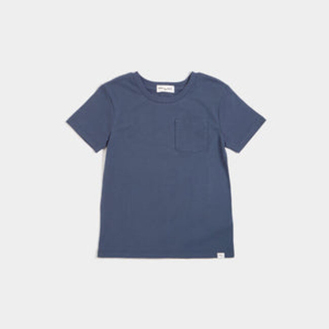 Miles T Shirt Basic Dusty blue