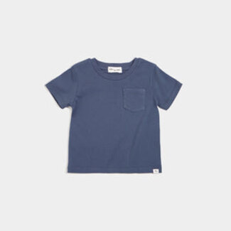 Miles T Shirt Basic Dusty blue Bébé