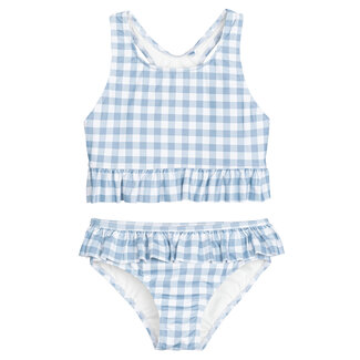 Miles Maillot deux pièces Baby blue Gingham