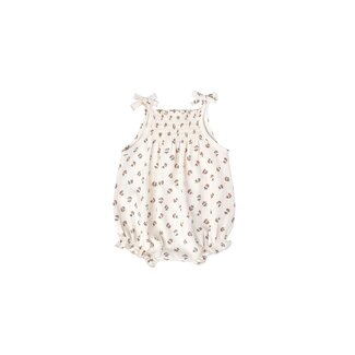 Quincy Mae Romper Ivory daisy