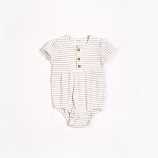 Petit Lem Bubble romper Ligné Gris