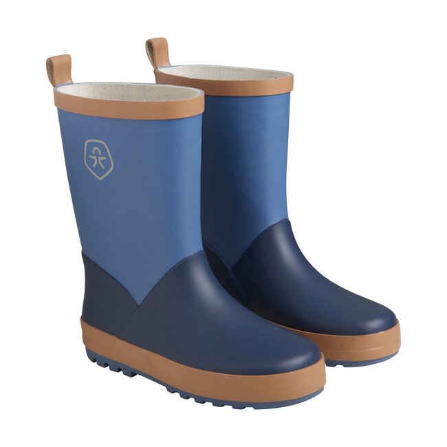 Color Kids Bottes de pluie Colorblock blue