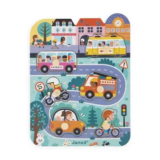 Janod Puzzle en bois - Ville