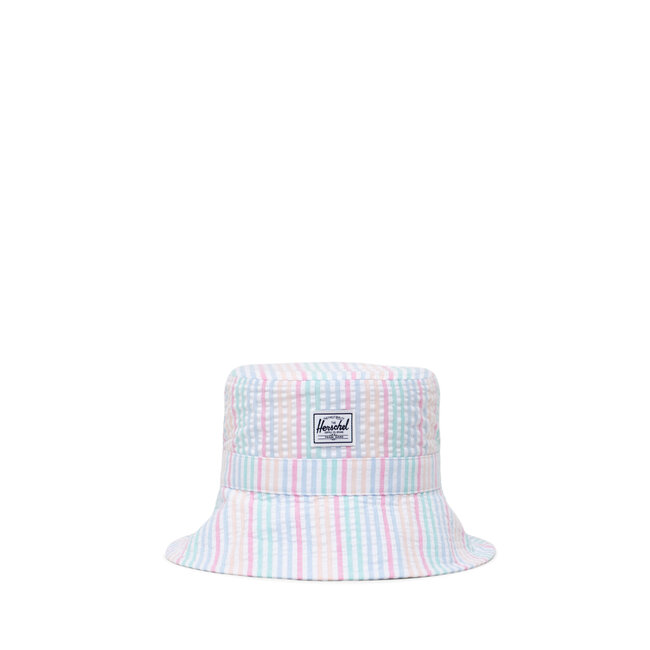 Herschel Chapeau Beach bucket Rainbow Seersucker