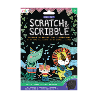 Ooly Mini Scratch & Scribble Safari Party