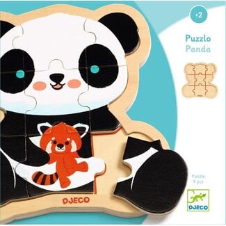 Djeco Puzzle en bois - Panda