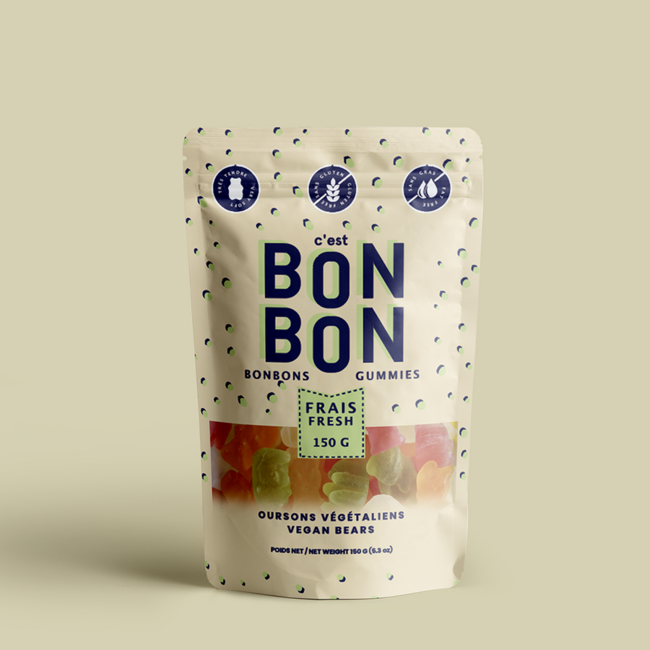 La boîte à bonbons Oursons végétaliens - 150 g