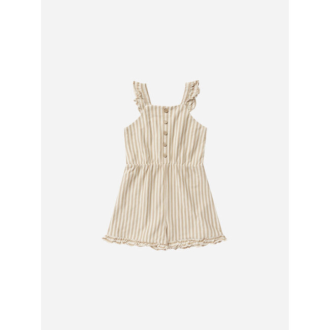 Rylee + Cru Romper Addy Ligné sable