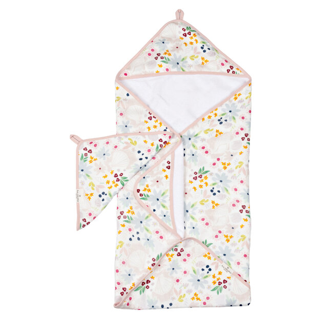 Loulou lollipop Ensemble serviette Shell Floral