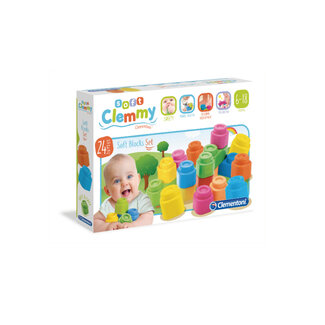 clementoni Ensemble de 24 blocs - Soft Clemmy