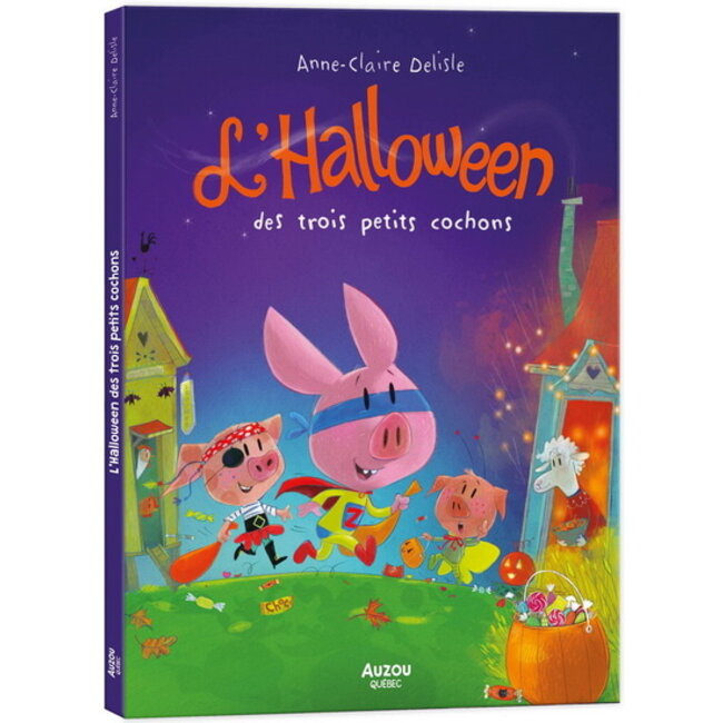 Auzou L'Halloween des trois petits cochons