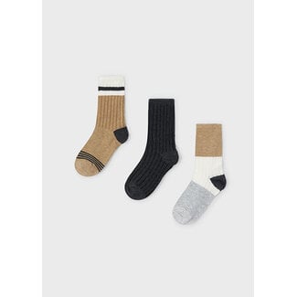 Mayoral Ensemble de 3 chaussettes Toffee