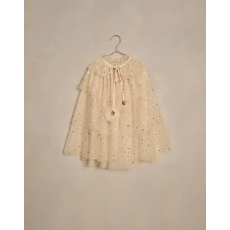 Noralee Cape en tulle Étoiles Champagne