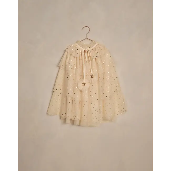 Noralee Cape en tulle Étoiles Champagne