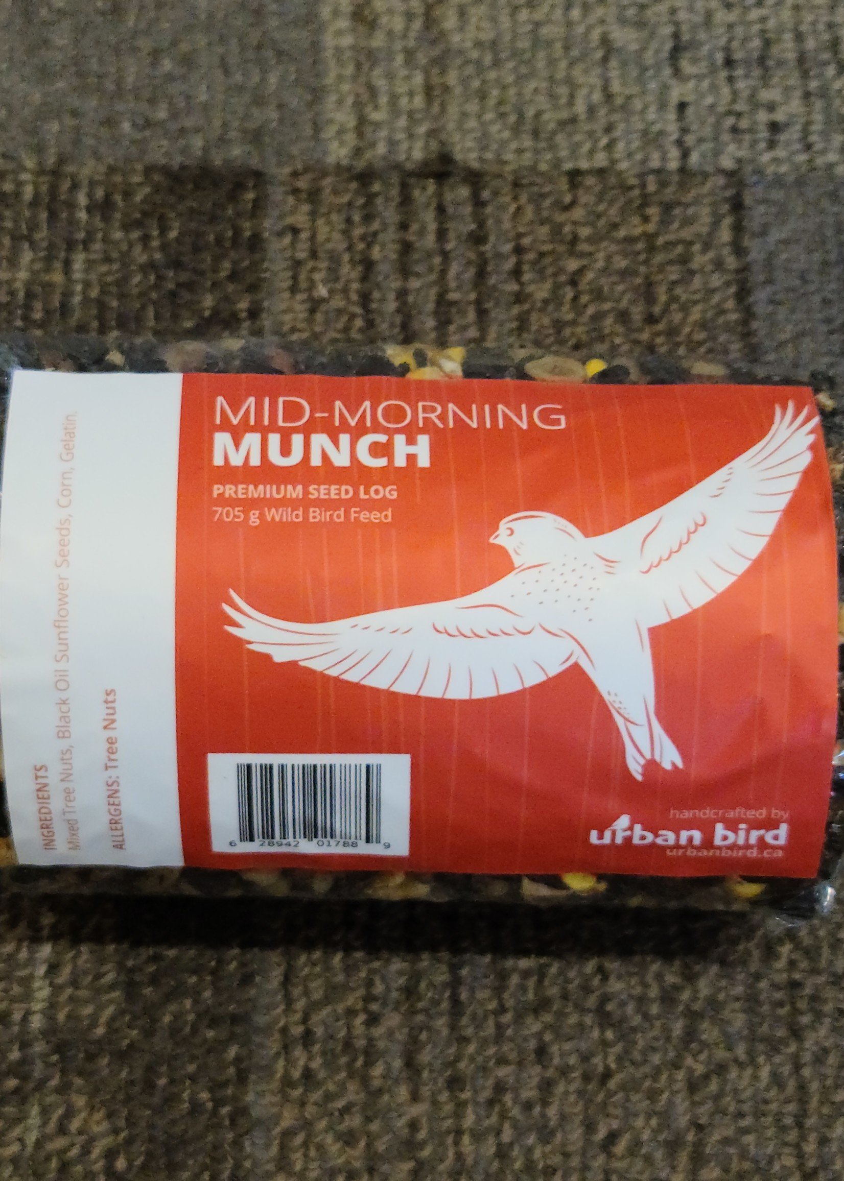 Mid-Morning Munch Seed Log