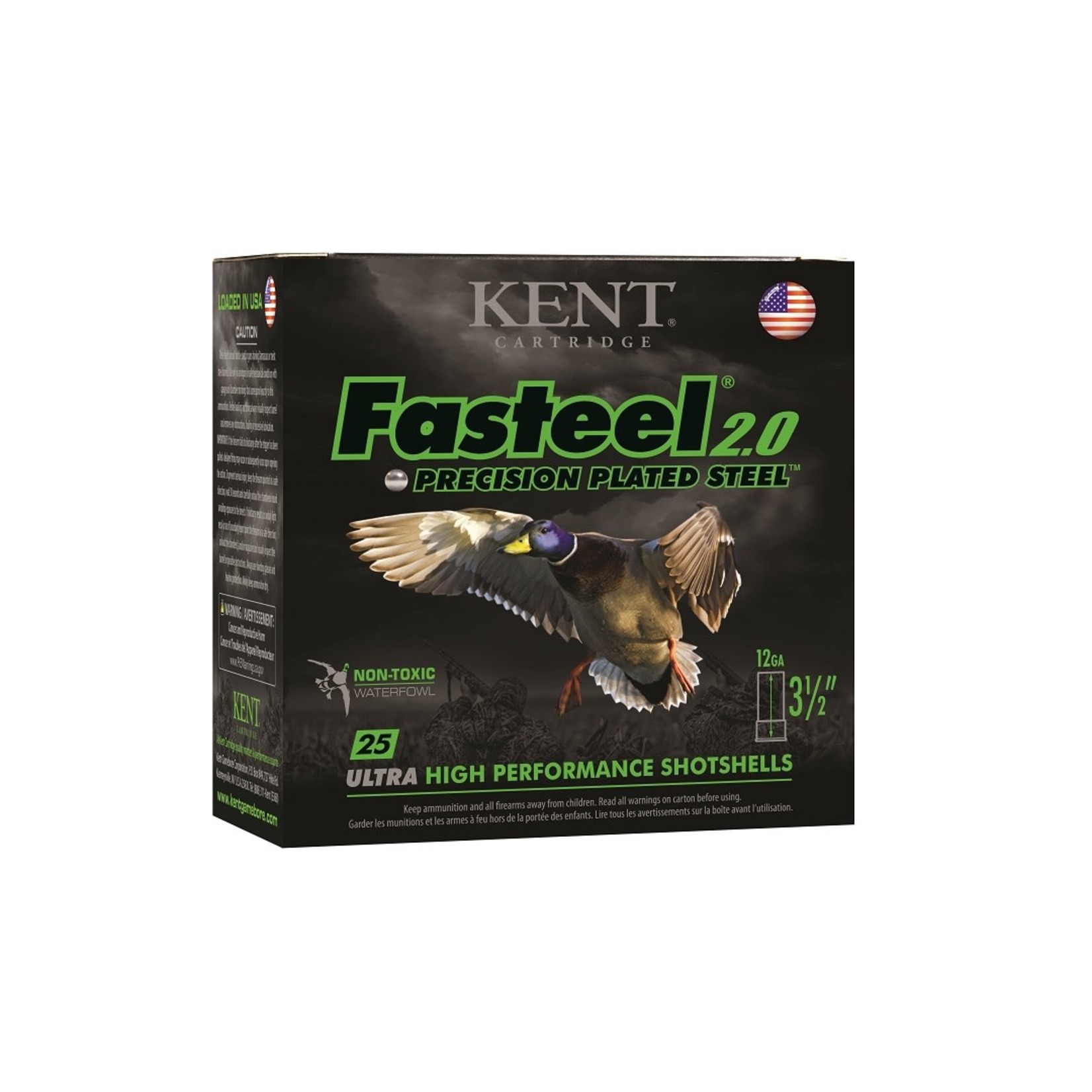 Kent Cartridge KENT 12 GA Fasteel 2.0 3.5" #BB 1 3/8oz