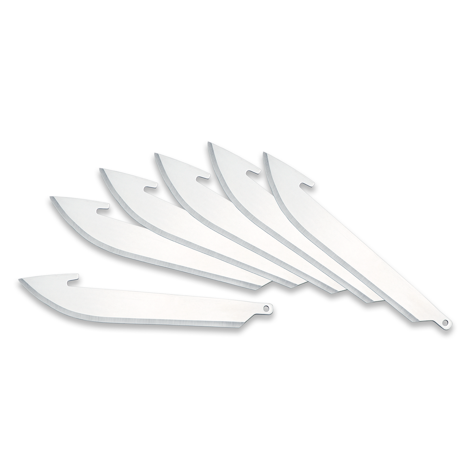 Outdoor Edge 3.5” DROP-POINT BLADE PACK (6 Pieces) - Blister